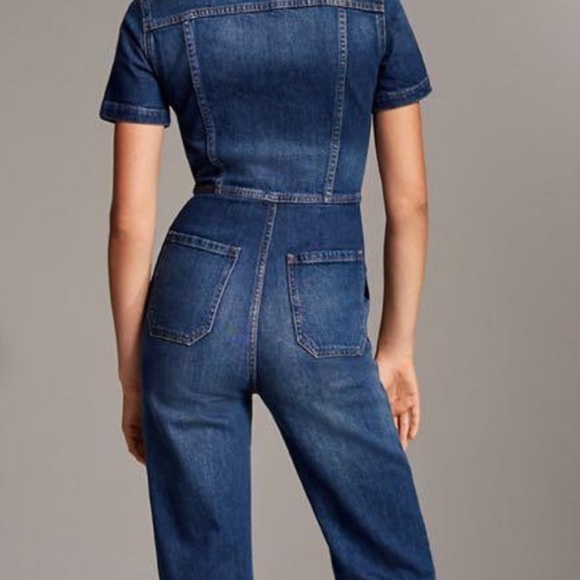 Aritzia Denim Forum The Francoise Jumpsuit, Size XSmall. - Picture 10 of 11